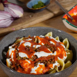 Turkish Pasta Manti-style