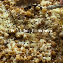 French Onion Ditalini Pasta
