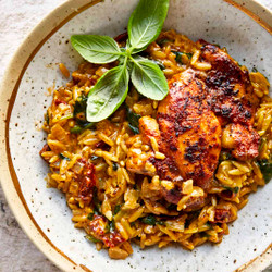 One Pot Chicken And Orzo