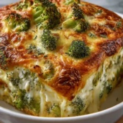 Broccoli Cottage Cheese Bake