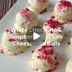 No-bake Tim Tam Cheesecake Balls