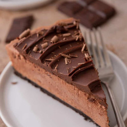 No Bake Chocolate Cheesecake