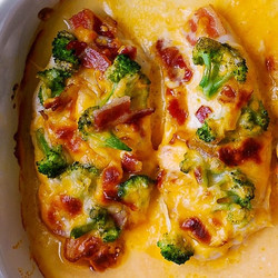 Baked Ranch Chicken With Broccoli And Bacon