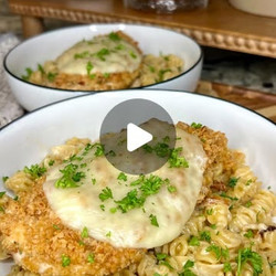 Crispy Onion Chicken &amp; Creamy Caramelized Onion Pasta