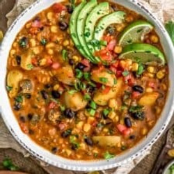 Roasted Poblano Potato Stew