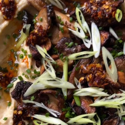 Miso Butterbeans With Soy Mushrooms