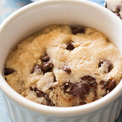 Microwave Chocolate Chip Cookie