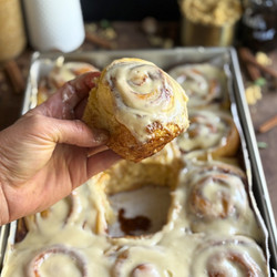 High Protein Cinnamon Rolls With Greek Yogurt (fluffy Yeasted Dough)