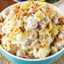 Pecan Crunch Grape Salad