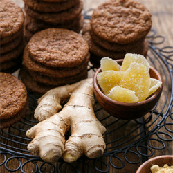 Triple Ginger Snap Cookies