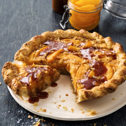 Maya-camille Broussard’s Salted Caramel Peach Pie