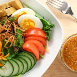 Thai Peanut Salad Dressing สลัดแขก Salad Kaeg