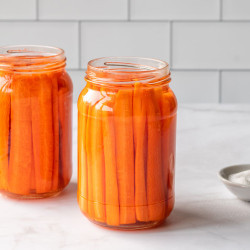 Lacto-fermented Carrots