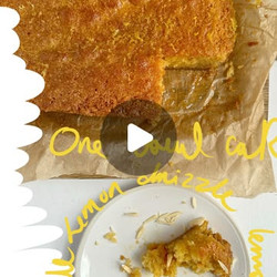 One Bowl Lemon Drizzle Cake