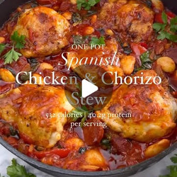Spanish Chicken &amp; Chorizo Stew