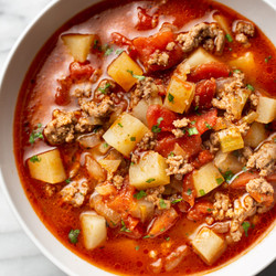 Easy "Hamburger" Soup