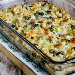 Chicken Broccoli Alfredo Casserole