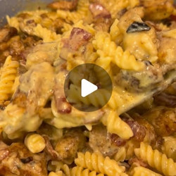 One Pan Chicken Bacon Cheddar Pasta