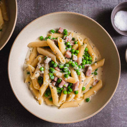 Pasta Prosciutto E Piselli