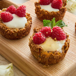 Yogurt Filled Granola Cups