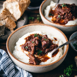 Braised Beef With Red Wine And Tomatoes