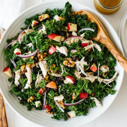 Kale Salad With Apples And Chicken