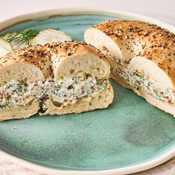 Pickle Bacon Chopped Bagels