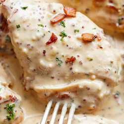 Honey Mustard Chicken With Bacon