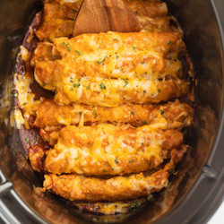 Slow Cooker Lazy Enchiladas (with Tiktok)