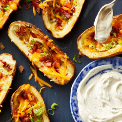 Loaded Ranch Potato Skins