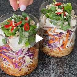 Vietnamese Chicken Salad Jar