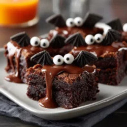 Halloween Bat Brownies