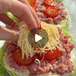 Cabbage Steaks With Minced Meat