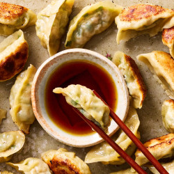 Pork and Garlic-chive Potstickers