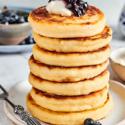 3-ingredients Cottage Cheese Pancakes
