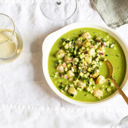 Louis Tikaram’s Mooloolaba Prawn Ceviche With Green Chilli Dressing