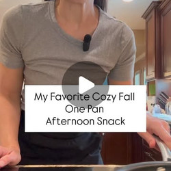 One Pan Apple Crisp Snack