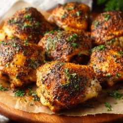 Oven Baked Chicken Thighs
