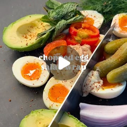 Chopped Egg Salad Wrap