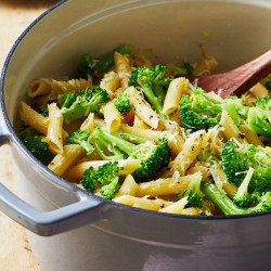 Lemon Garlic Broccoli Penne