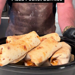 Pizza Pocket Protein Burritos