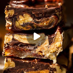 Pecan Tahini Snickers Bars