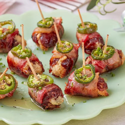 Bacon-wrapped Dates
