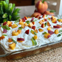 Peaches And Cream Cake