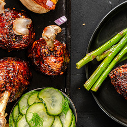 Coffee Rub Chicken Lollipops