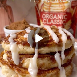 Cinnamon Roll Pancakes