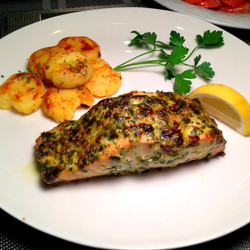 Broiled Salmon