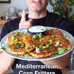 Mediterranean Corn Fritters