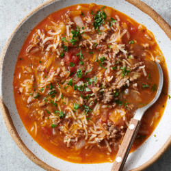 One-pot Cabbage Roll Soup NYT