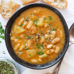 Potato And Bean Soup